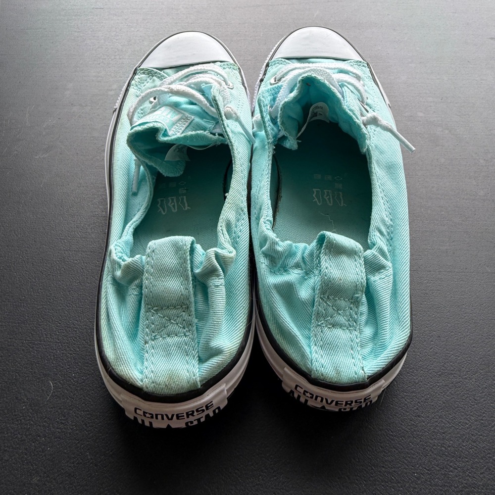 Converse Chuck Taylor All Star Shoreline Slip Aqua Blue Womens 8 553076F - Picture 5 of 9
